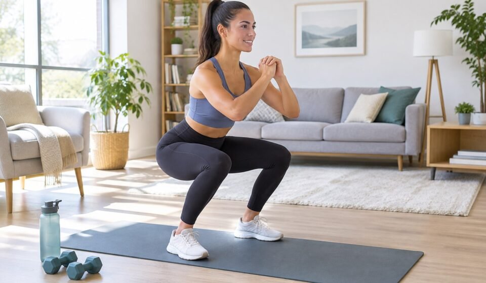 Beginner-friendly full body exercises at home