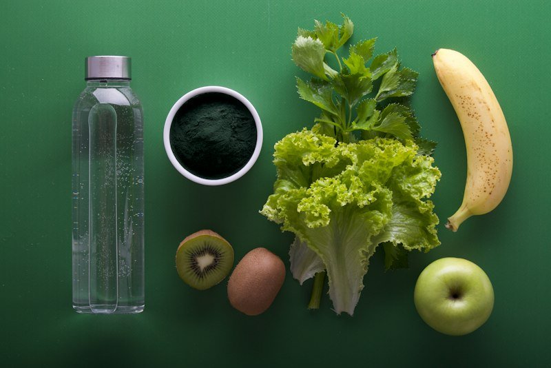 Fresh fruits and vegetables for a healthy diet