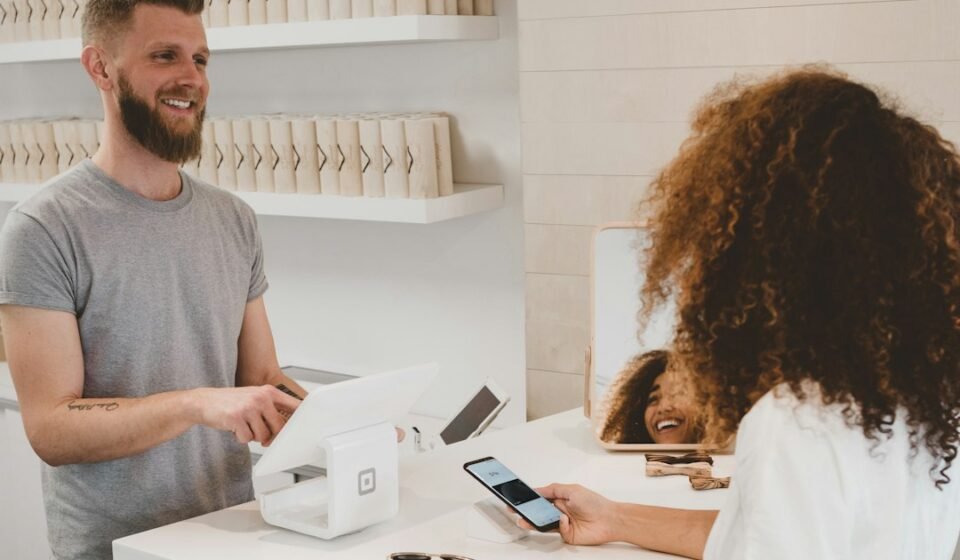 Person reviewing healthcare and financial information for a health savings account